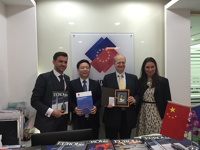 Deputy Director General of CCPIT Jiangsu Visits European Chamber Shanghai Office